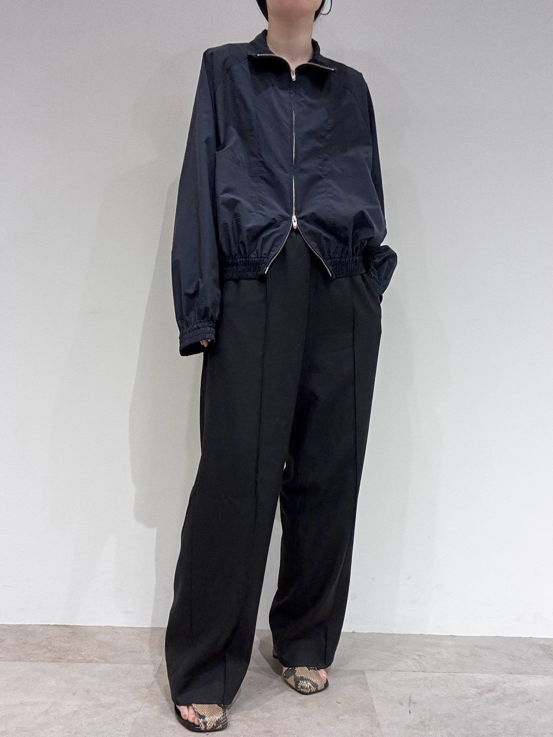 【pre order】sporty blouson - navy