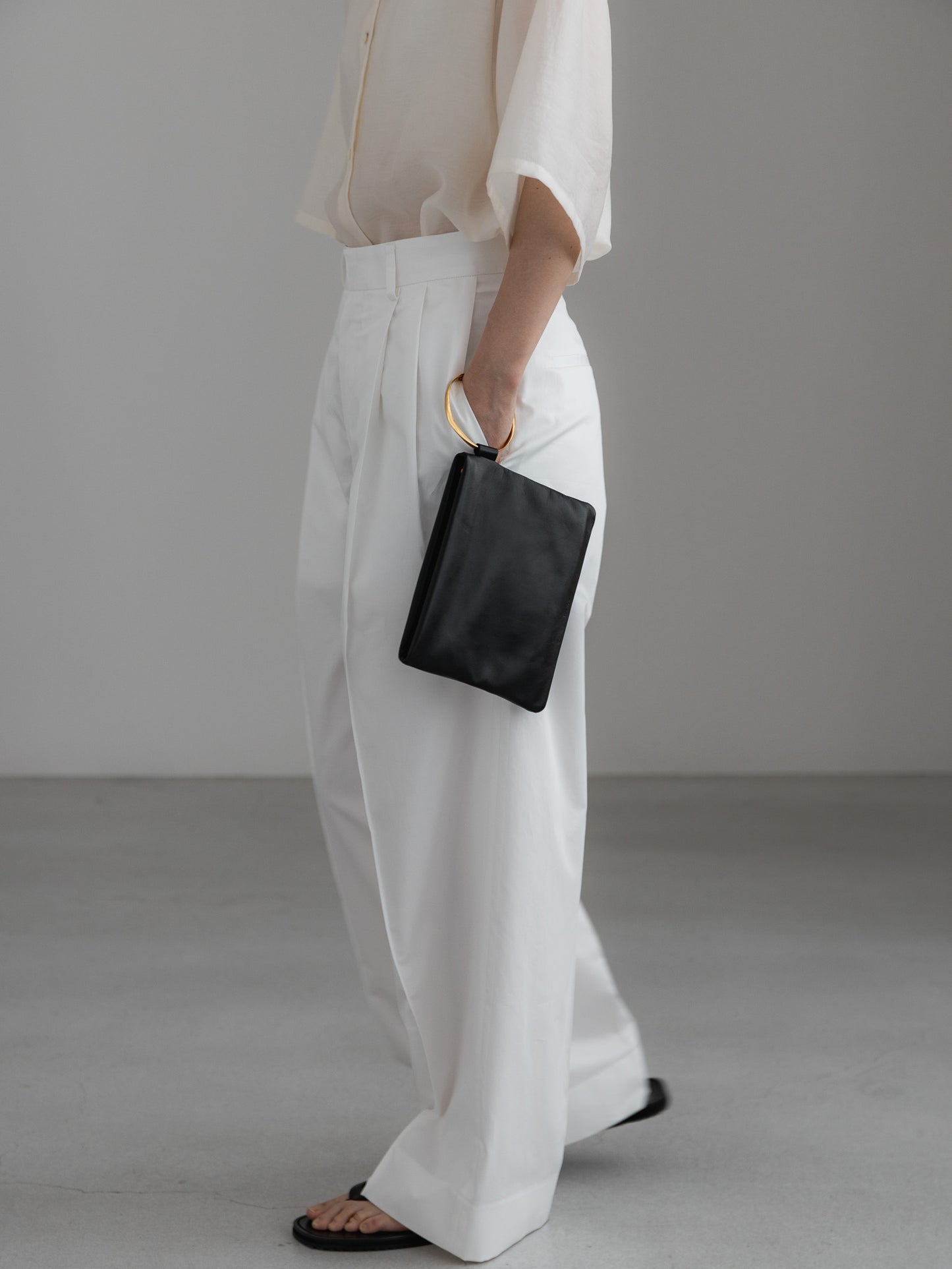 cotton pants- white
