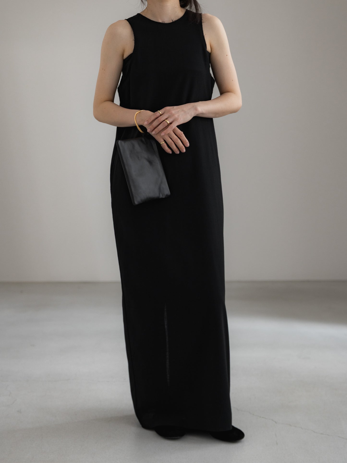 cut out one-piece - black