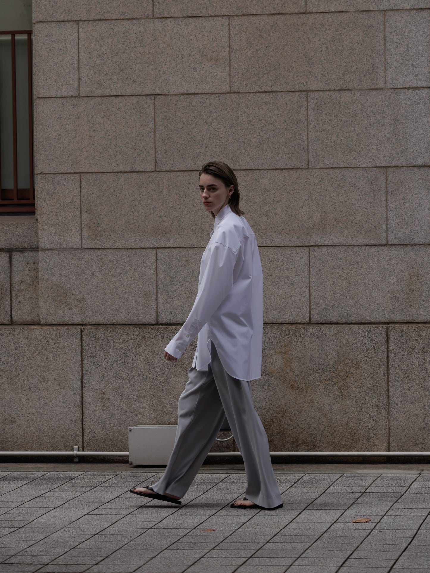 over shirt - white