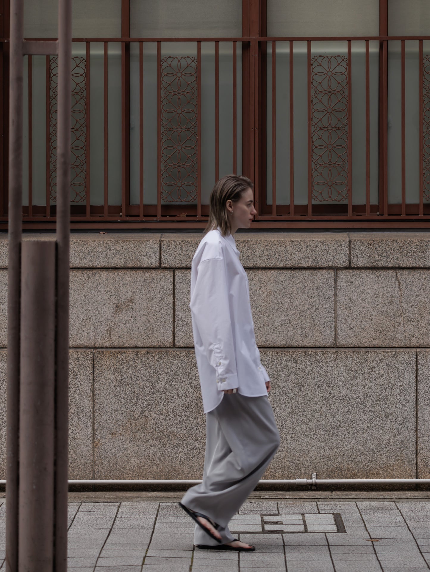 over shirt - white