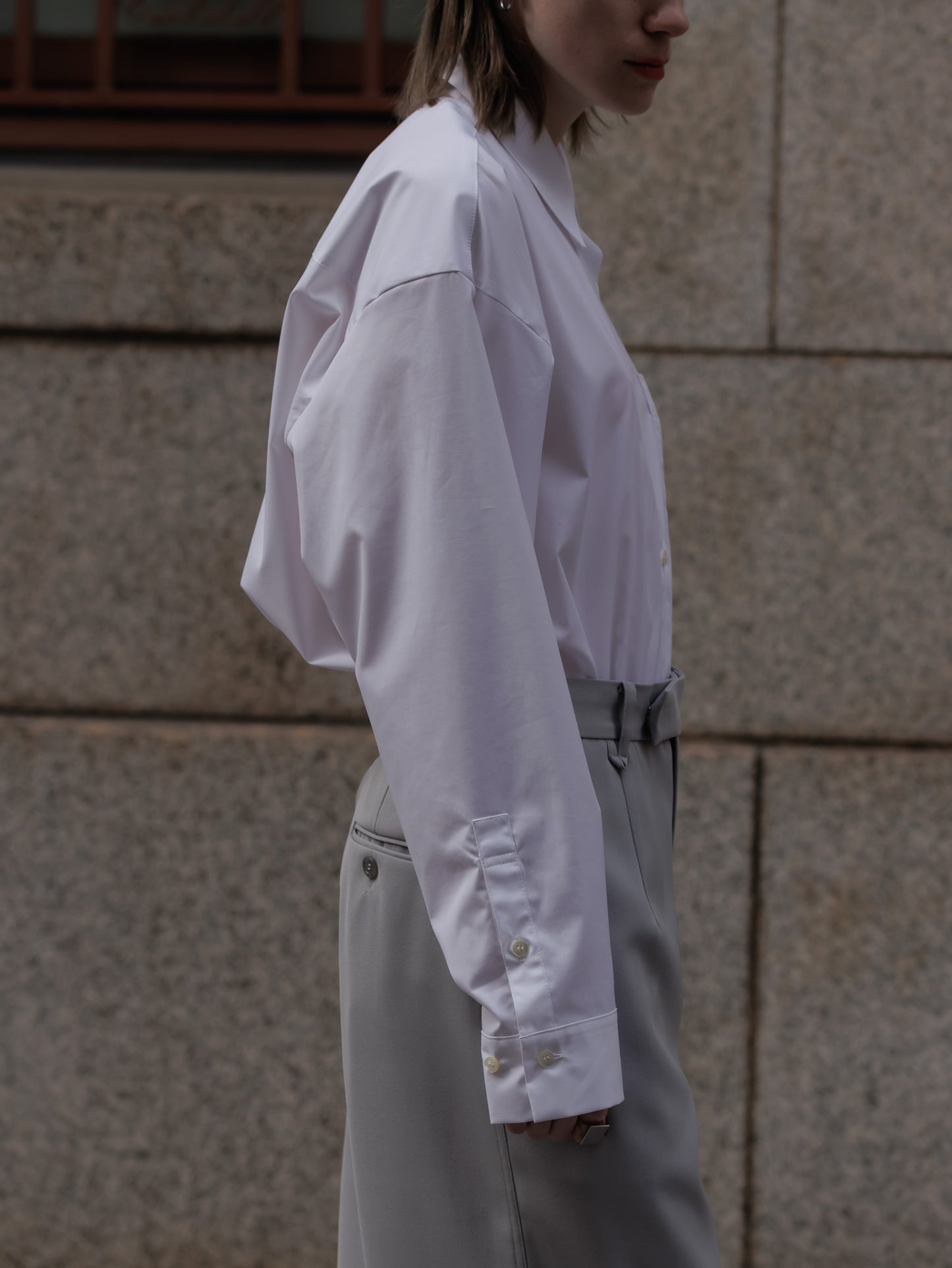 over shirt - white