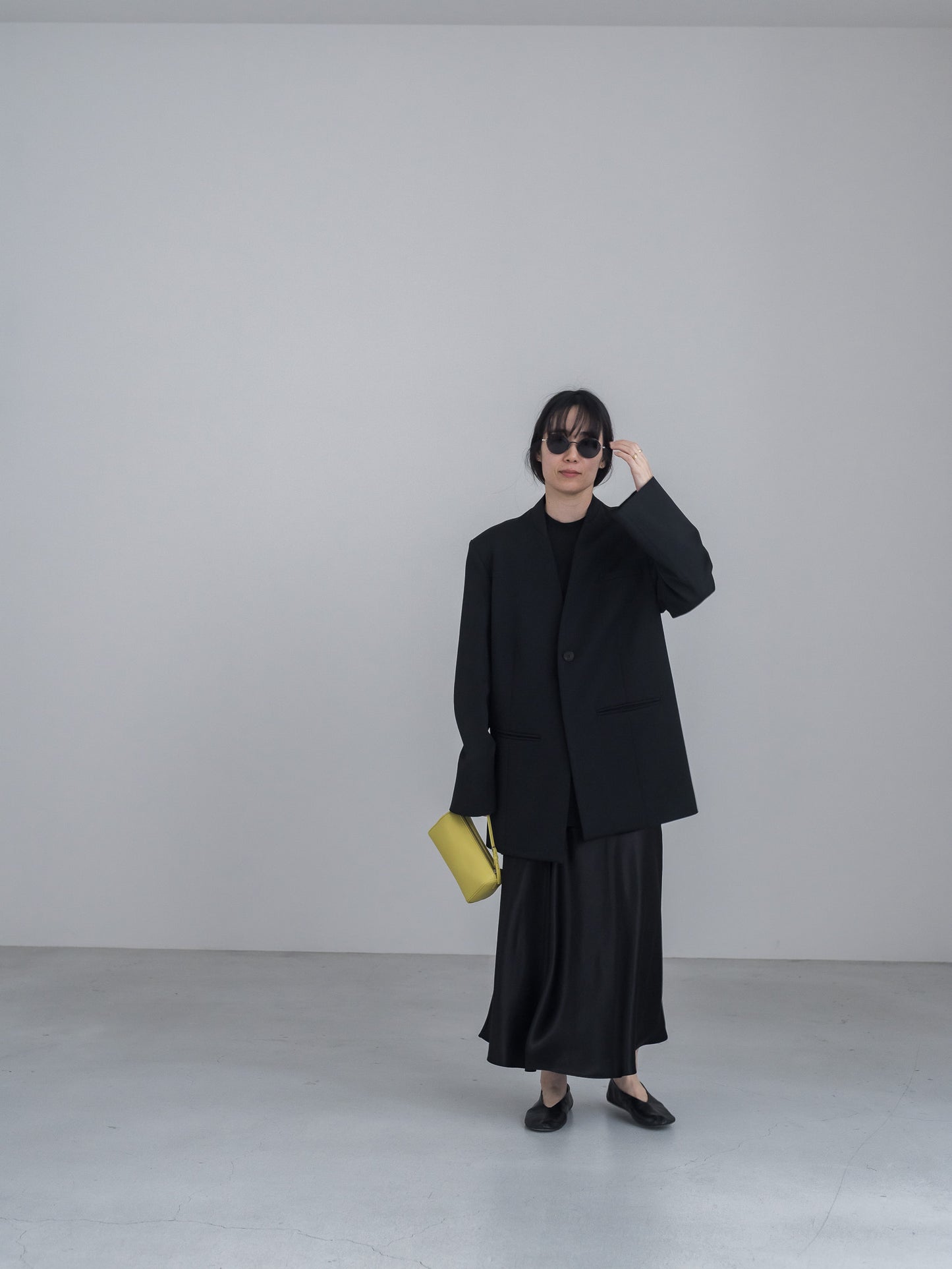 【pre order】collarless jacket Vol.4 - black