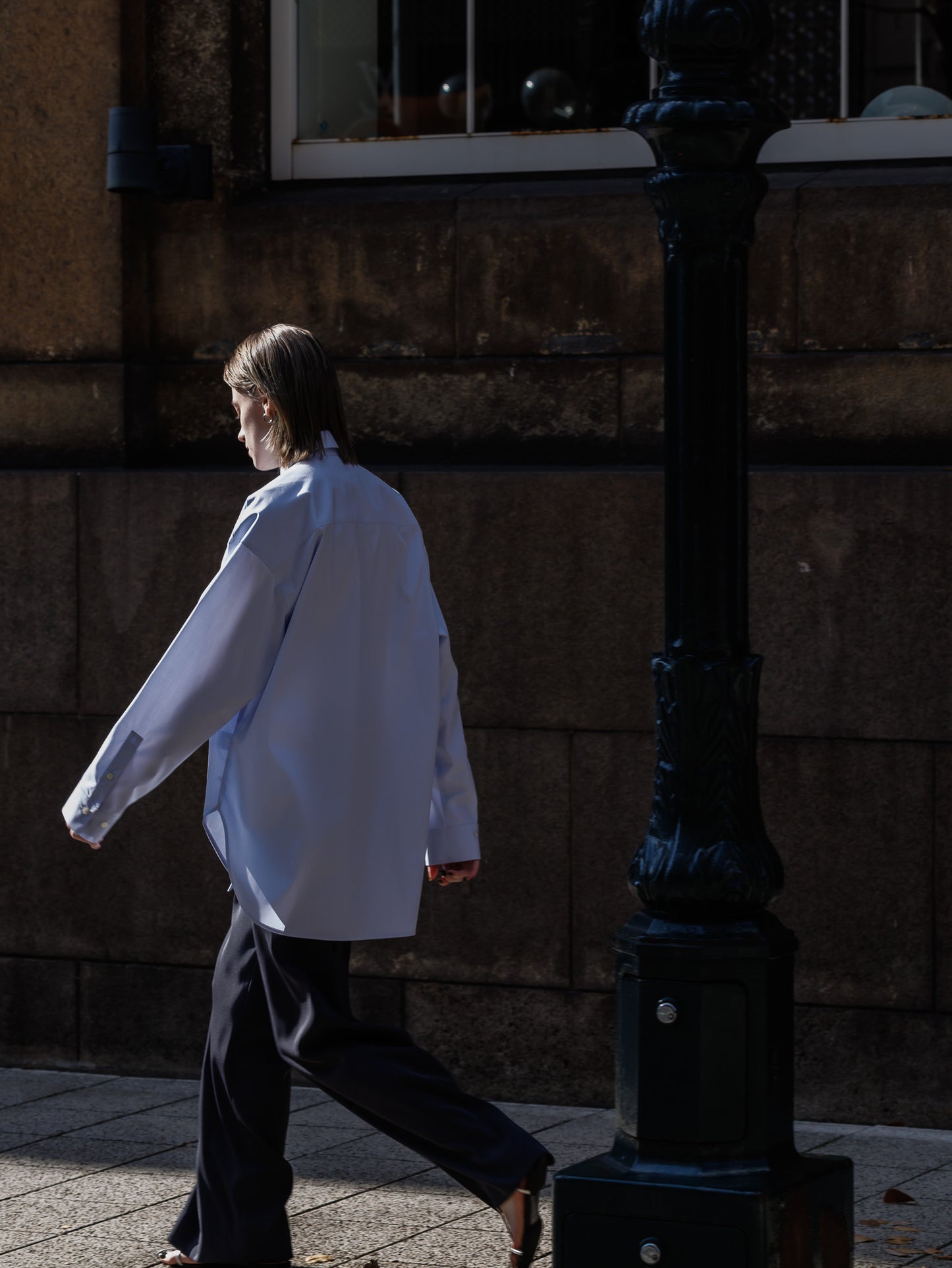 over shirt - pure blue
