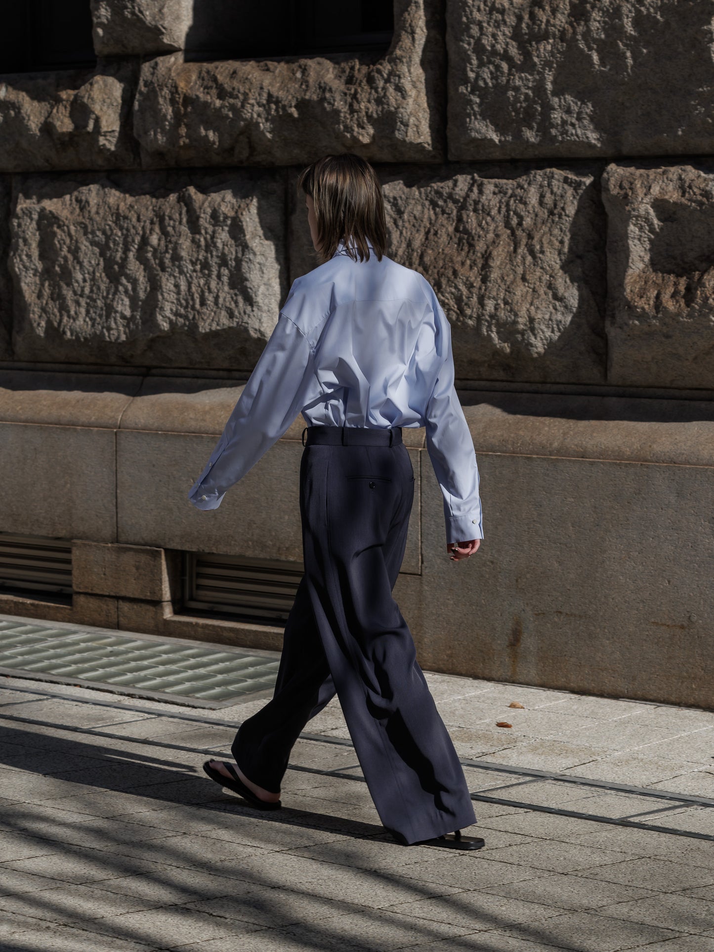 over shirt - pure blue