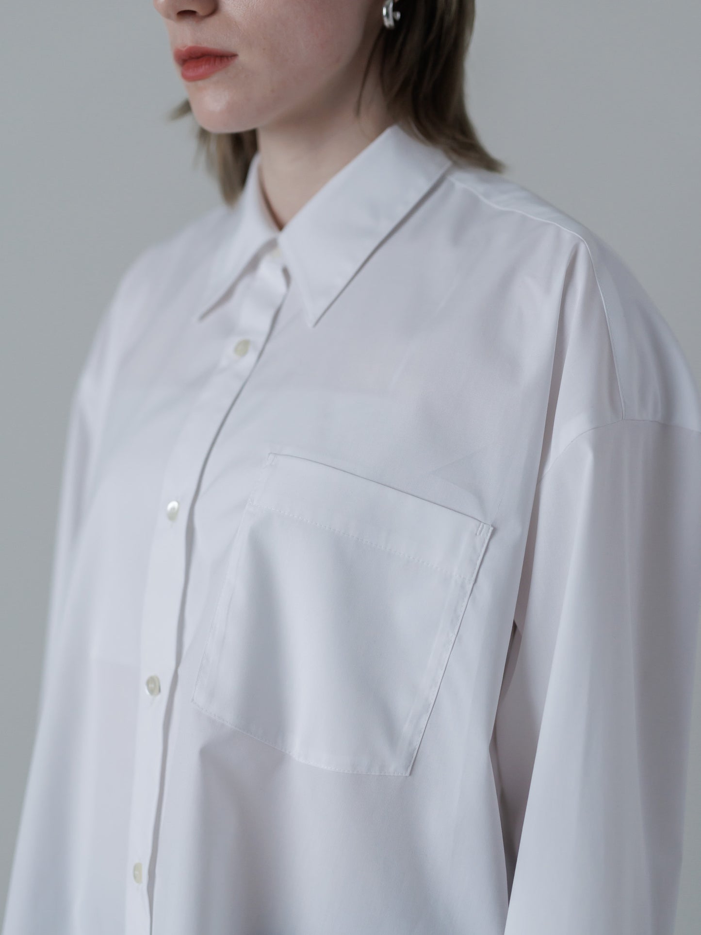 over shirt - white