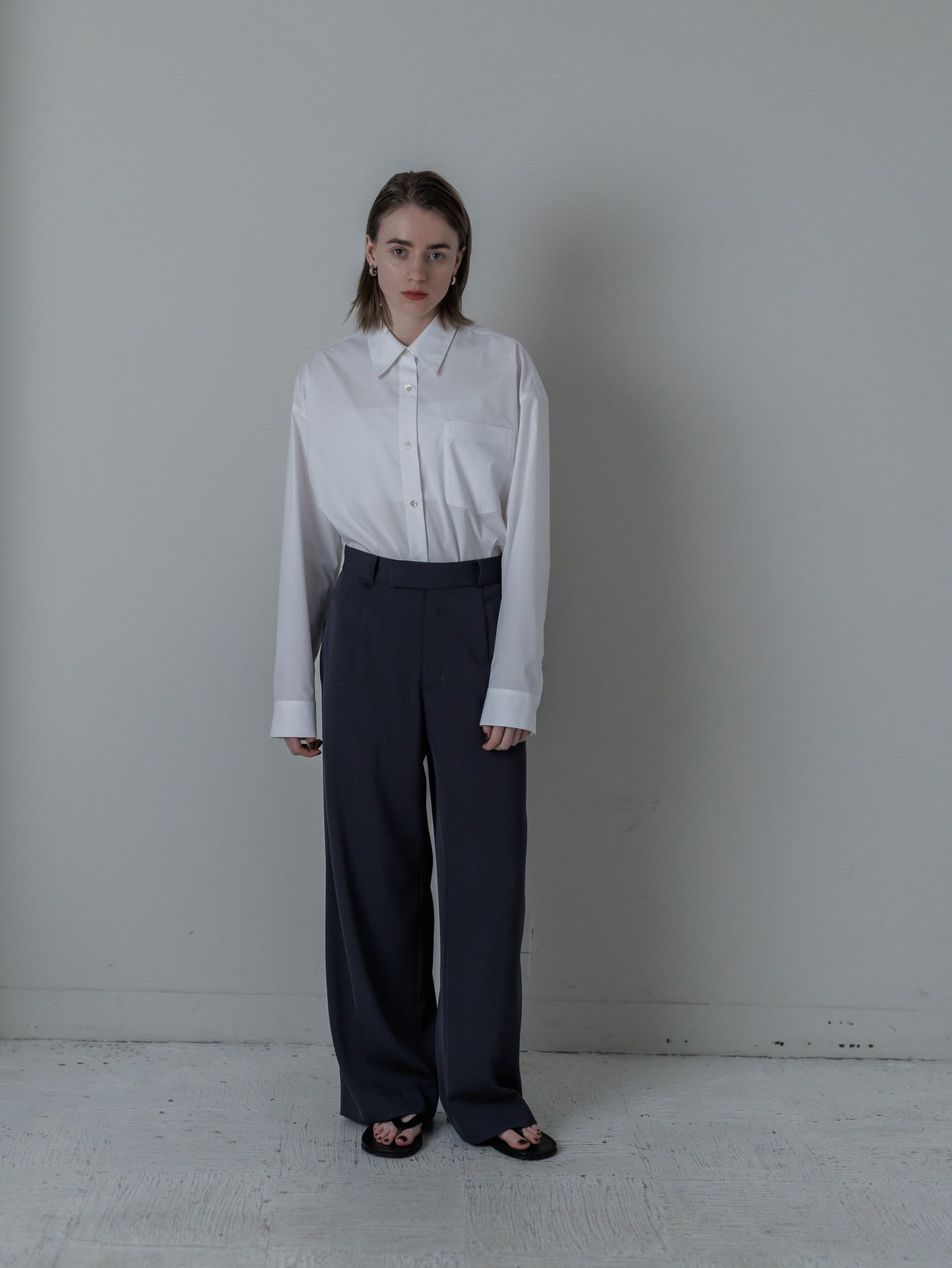 over shirt - white