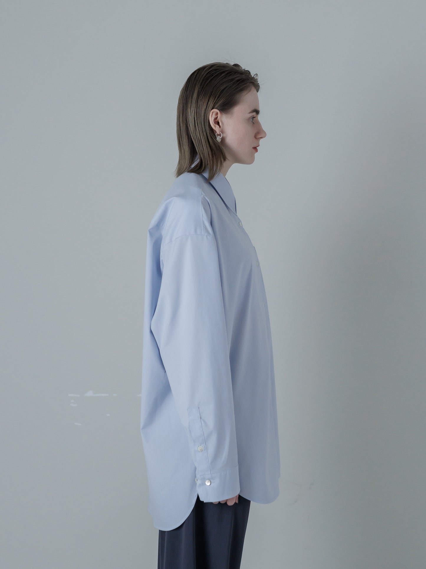 over shirt - pure blue