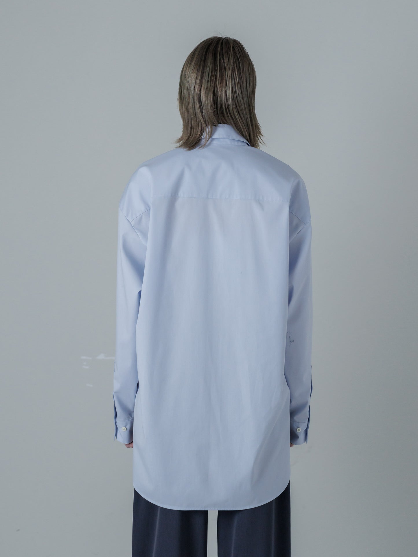 over shirt - pure blue