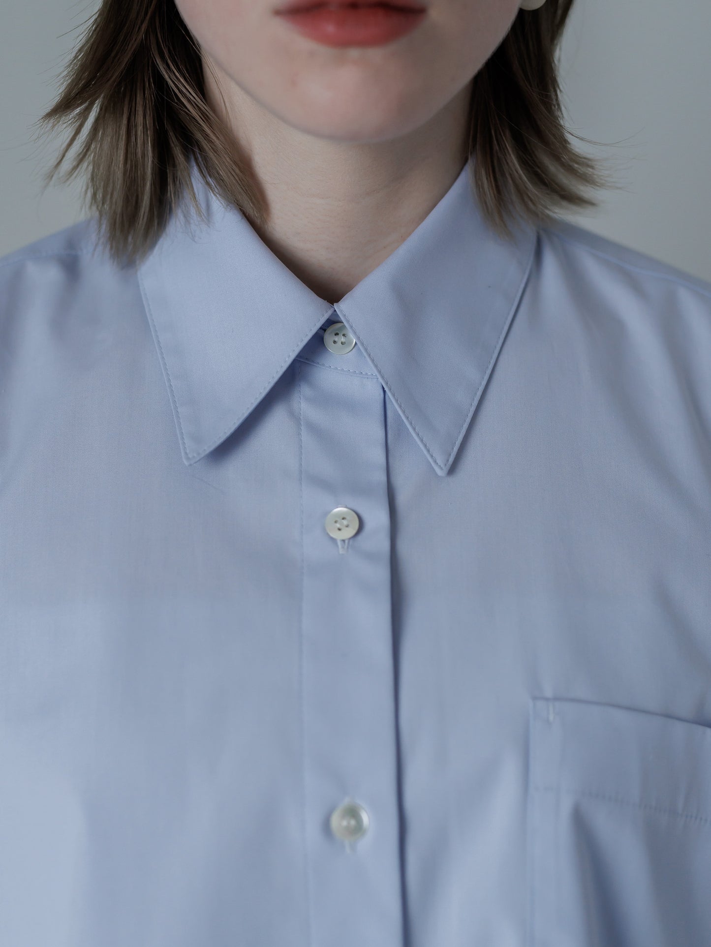over shirt - pure blue