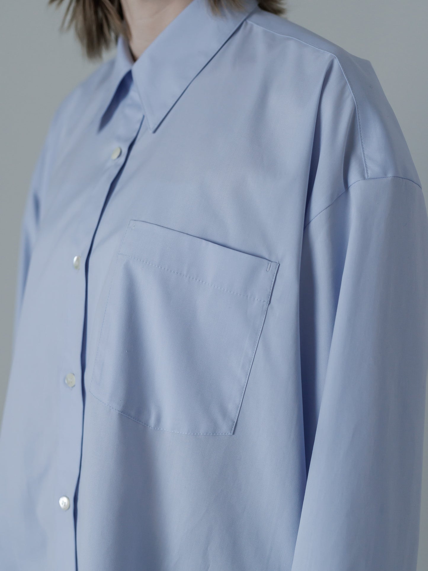 over shirt - pure blue