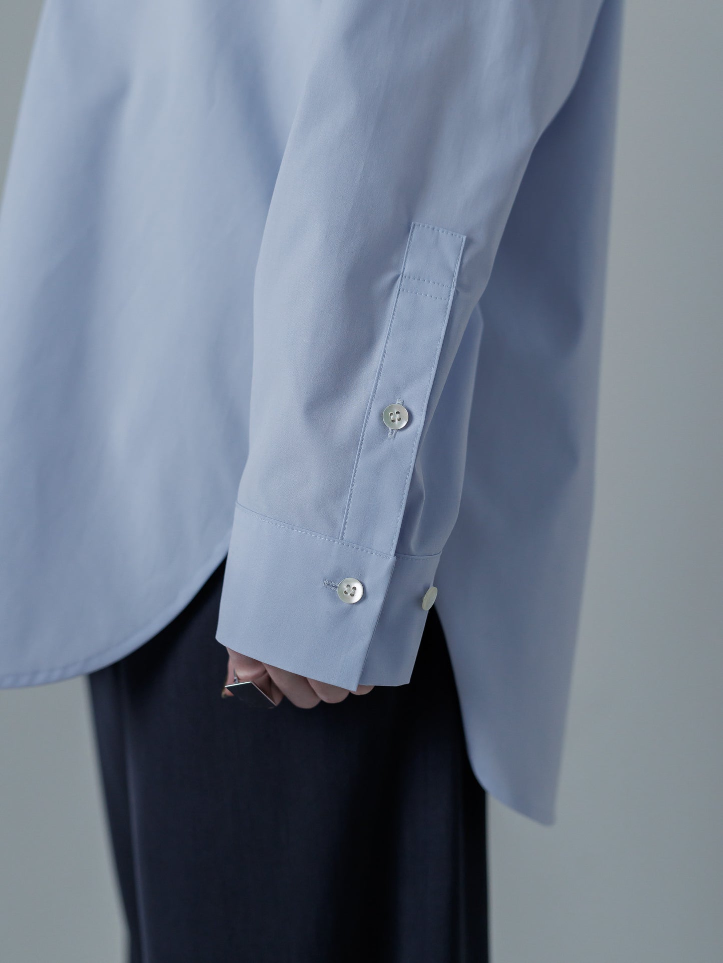 over shirt - pure blue