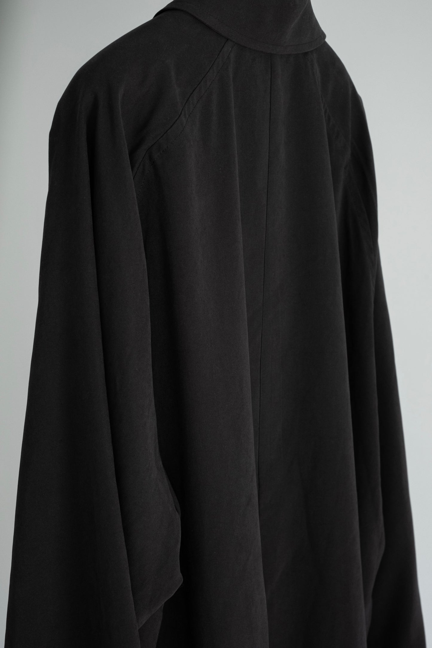 soutien collar coat-black