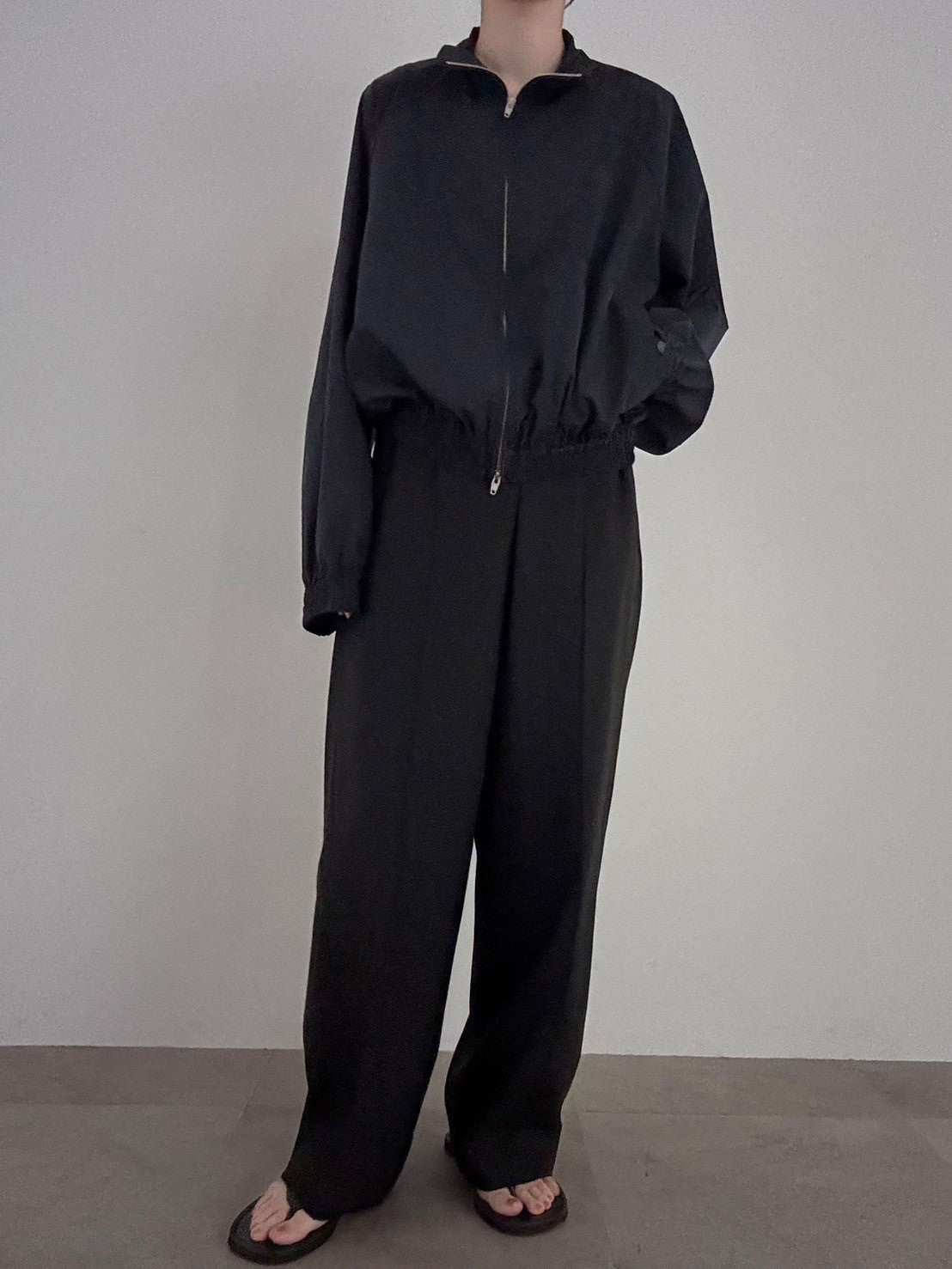 【pre order】sporty blouson - navy