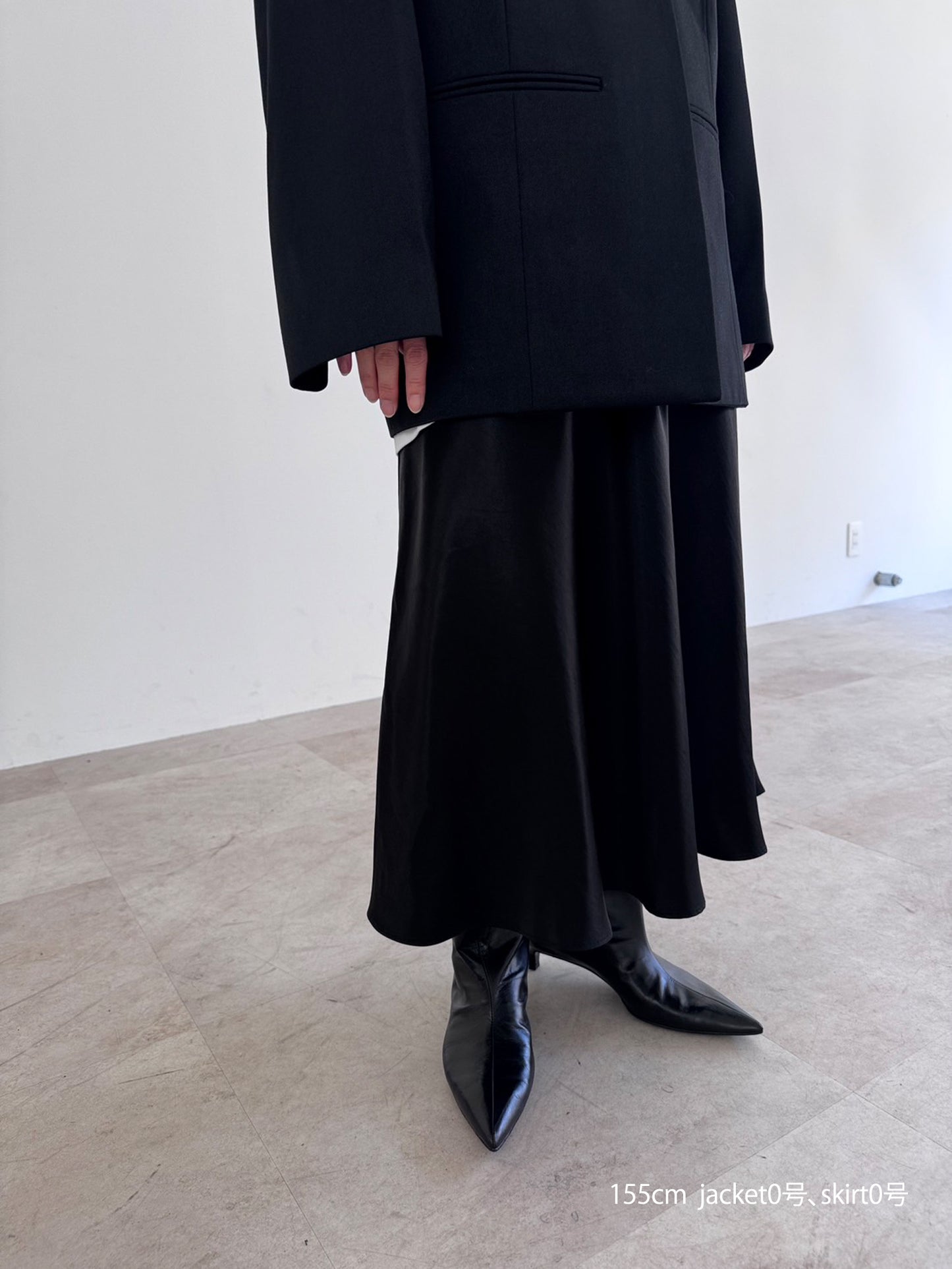 【pre order】collarless jacket Vol.4 - black
