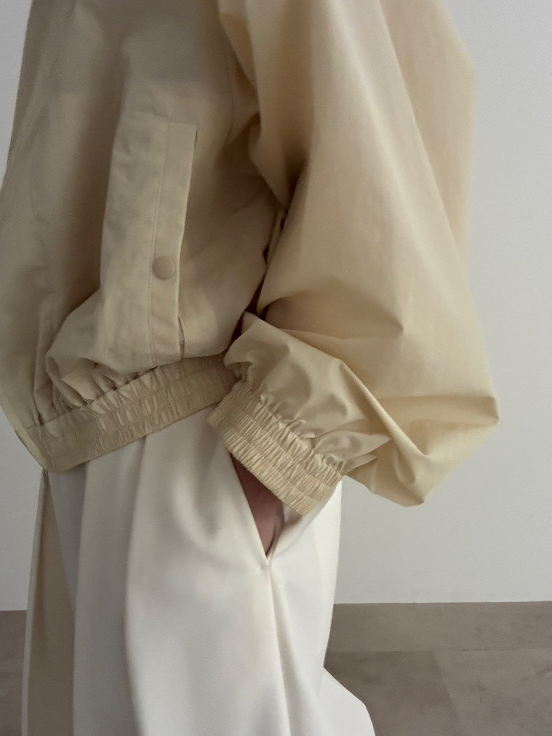 【pre order】sporty blouson - butter