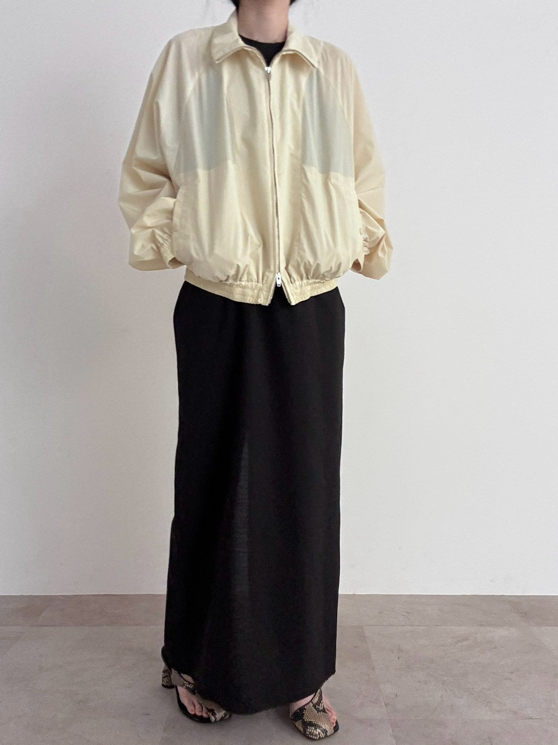 【pre order】sporty blouson - butter