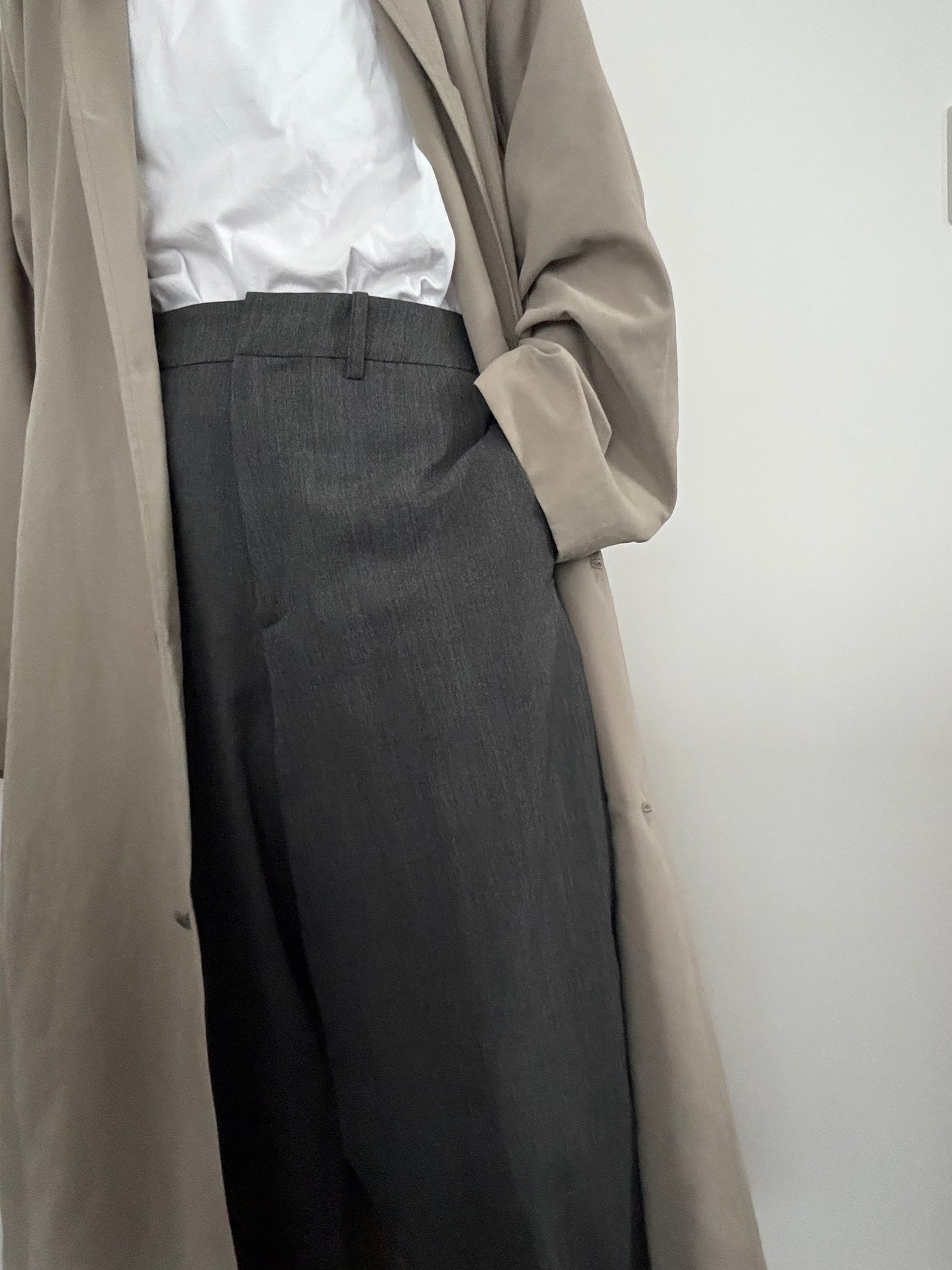 【SALE】wool tapered pants