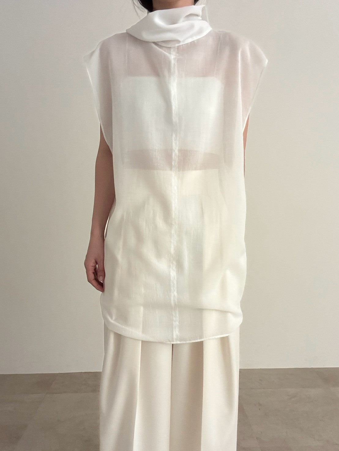 sheer N/S - white