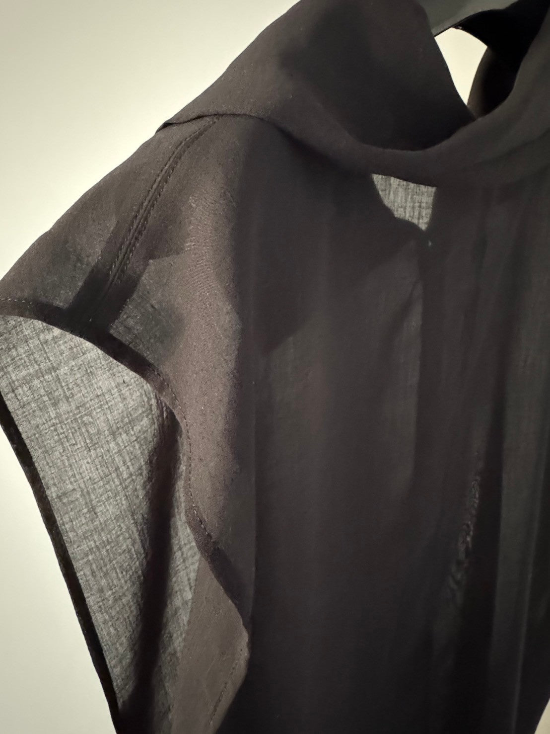 【pre order】sheer N/S - black