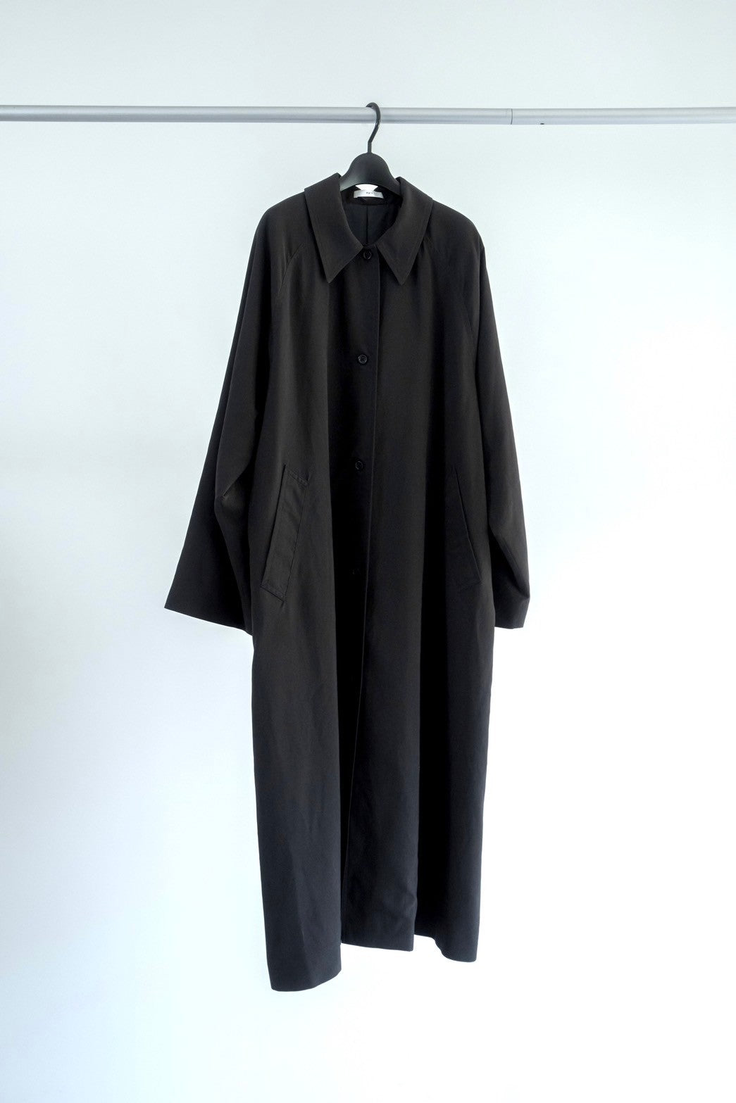 soutien collar coat-black