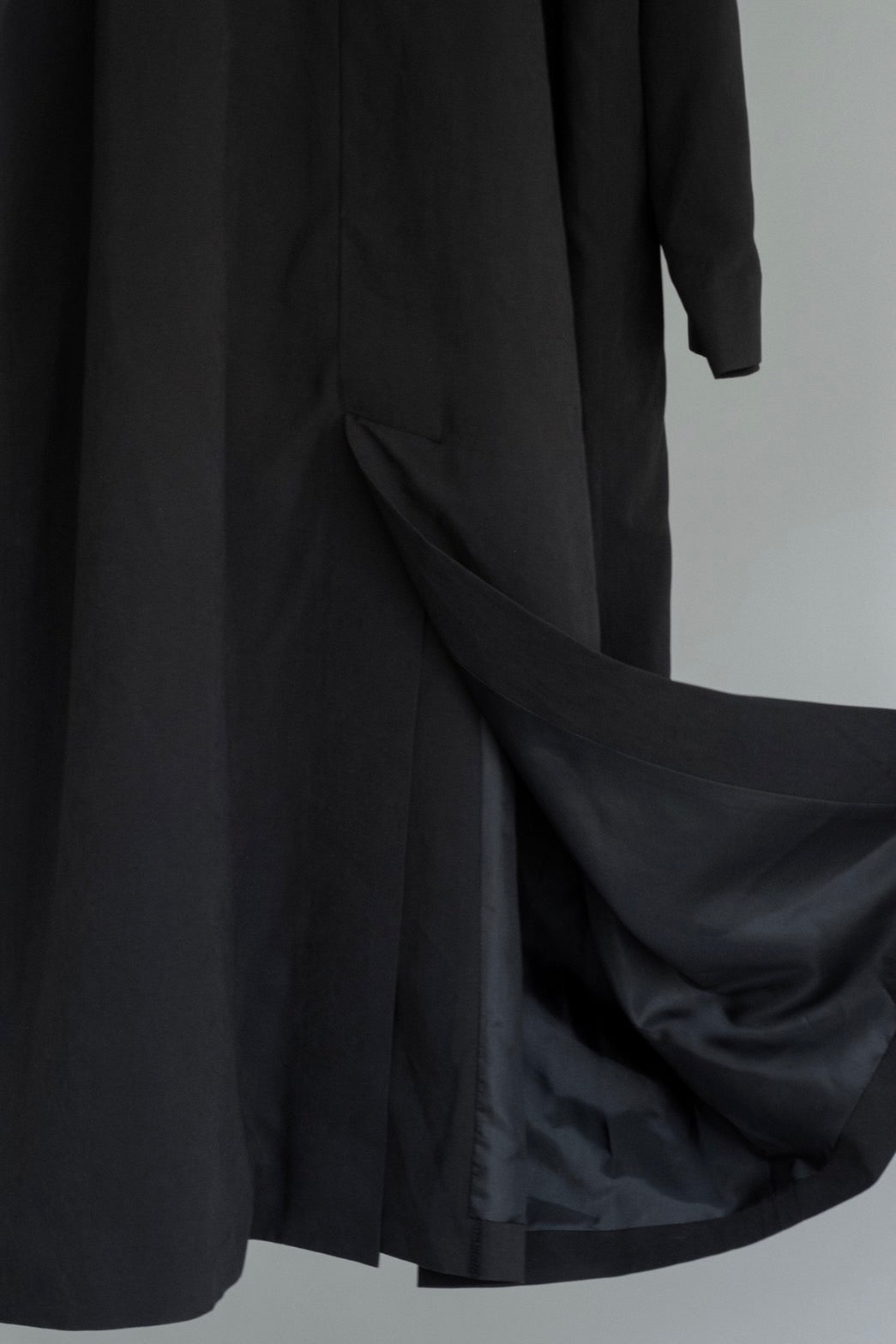 soutien collar coat-black
