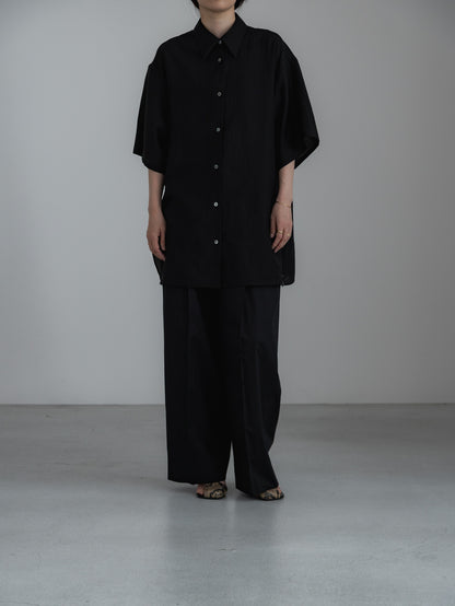 sheer shirt - black