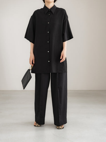 sheer shirt - black