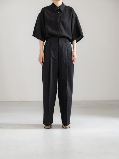 cotton pants- black