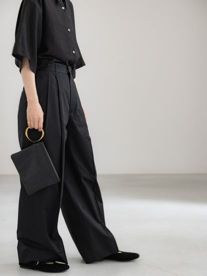 sheer shirt - black