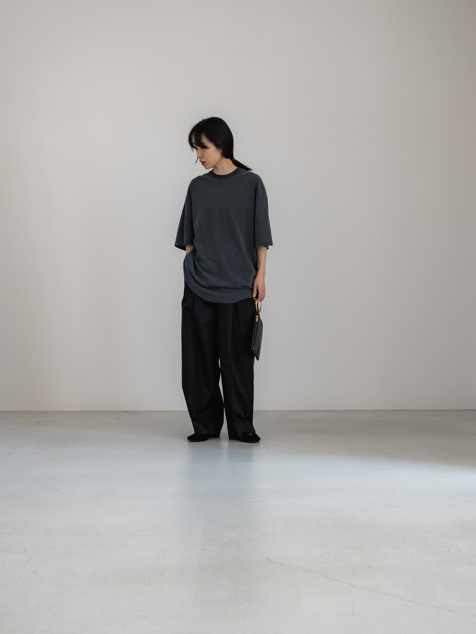 新品　digne huge T black pre order / huge T / vintage black – digne.online