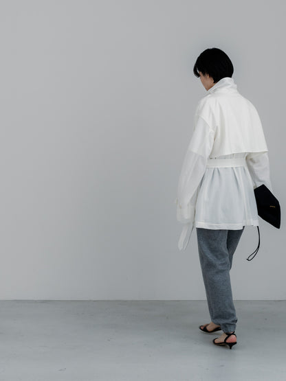 【pre order】safari jacket -white