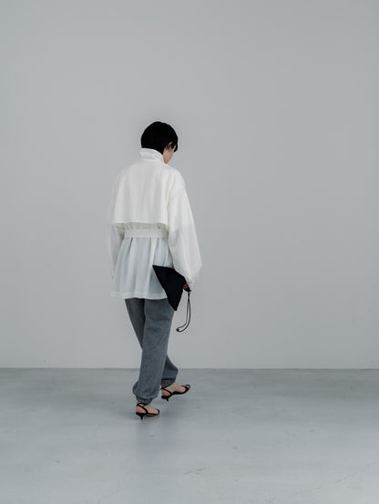 【pre order】safari jacket -white