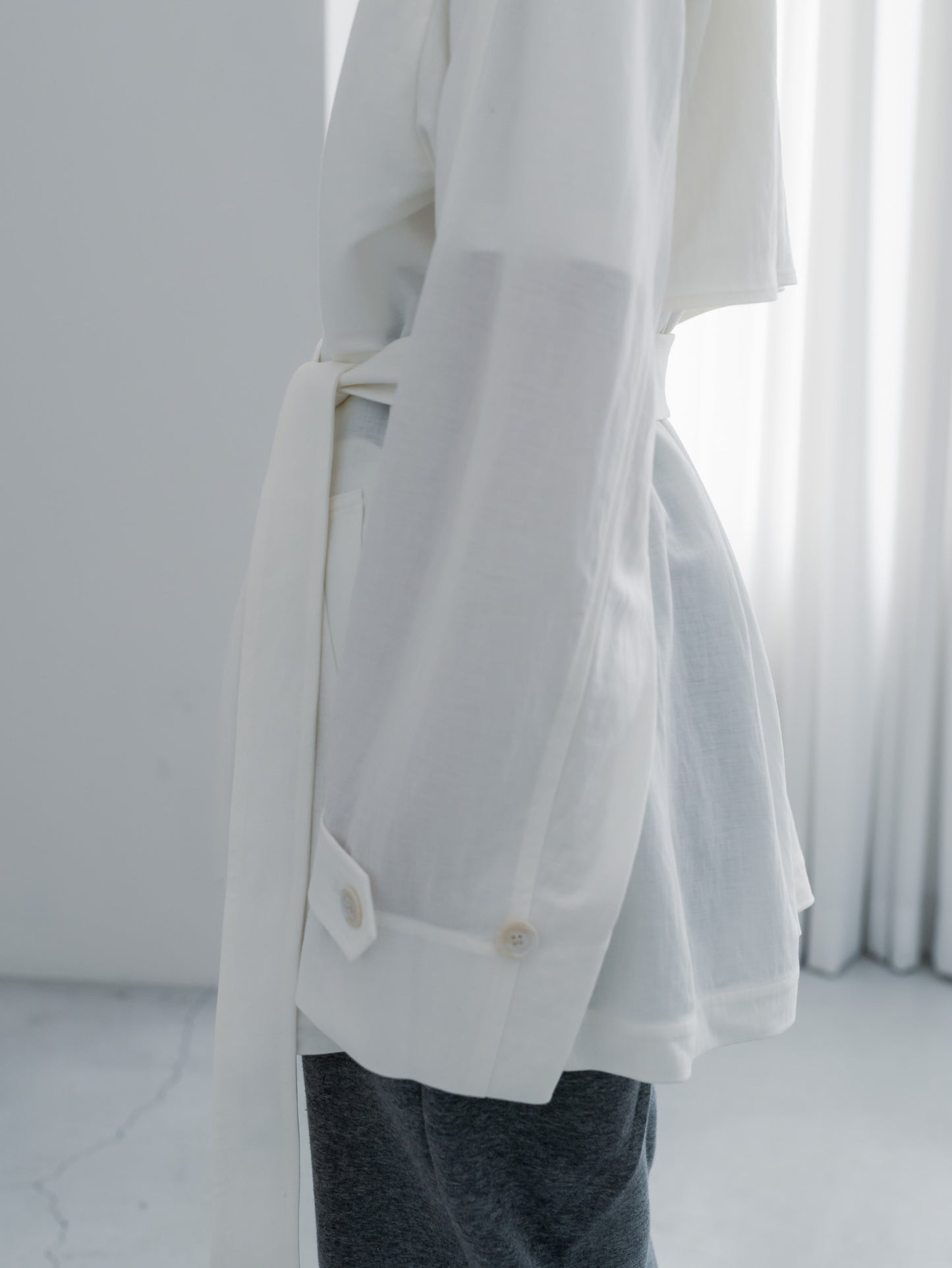 【pre order】safari jacket -white