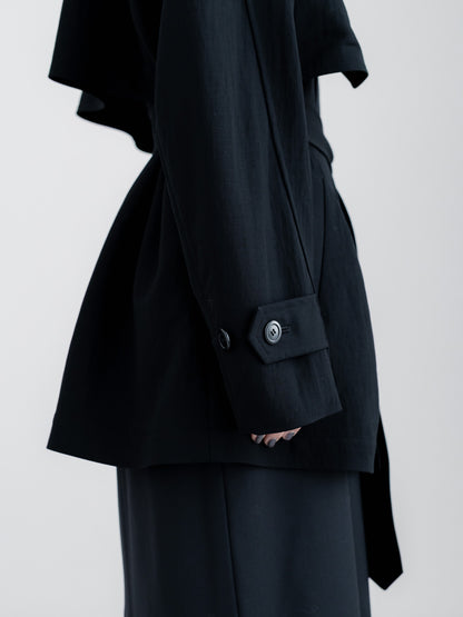 【pre order】safari jacket -black