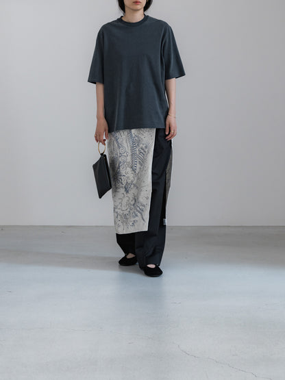 half sleeve T / vintage black