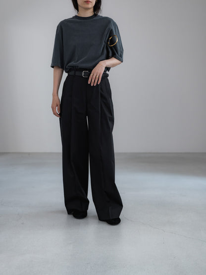 half sleeve T / vintage black