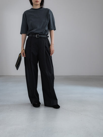 half sleeve T / vintage black