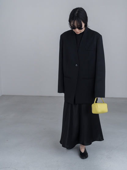 【pre order】collarless jacket  Vol.4 - black