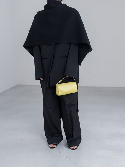 【pre order】throw shawl coat - black