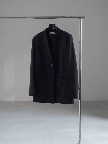 【pre order】collarless jacket  Vol.4 - black