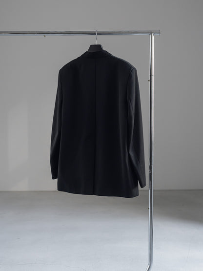【pre order】collarless jacket  Vol.4 - black