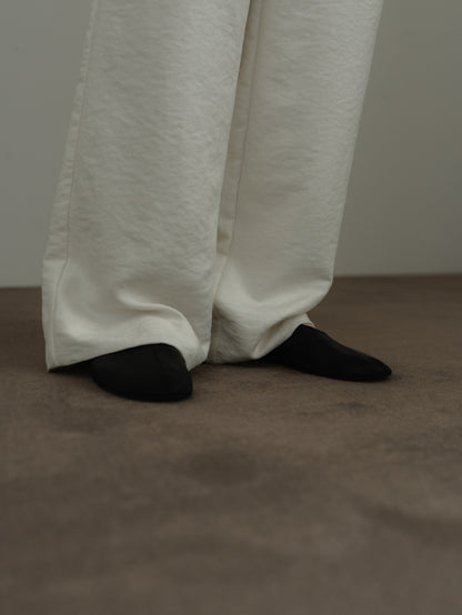 suede easy pants