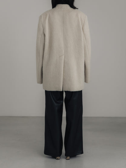 【pre order】shaggy  jacket coat - ivory