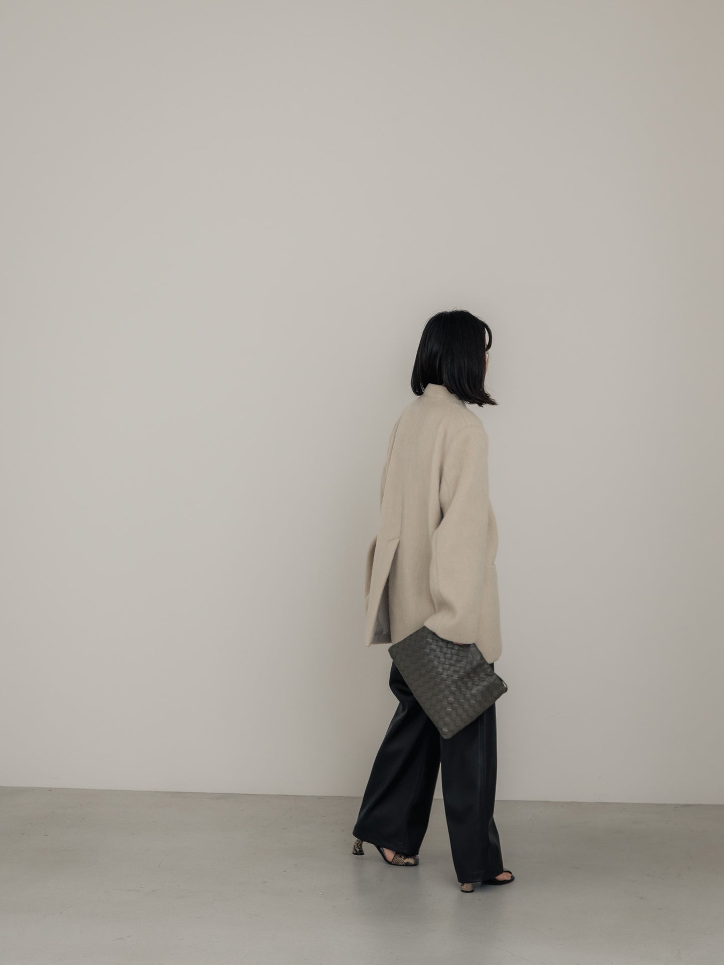 【pre order】shaggy  jacket coat - ivory