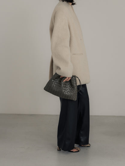 【pre order】shaggy  jacket coat - ivory