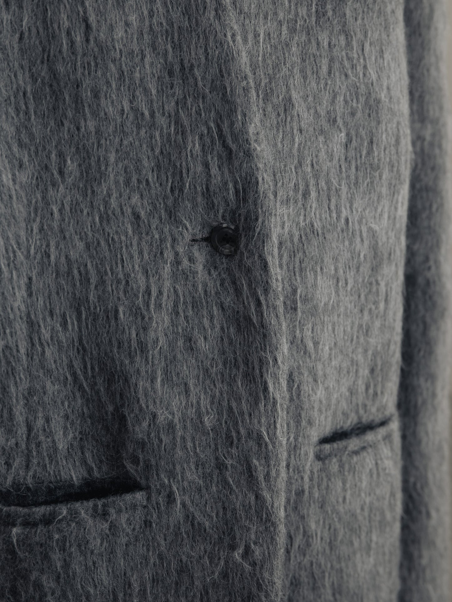 【pre order】shaggy  jacket coat - gray