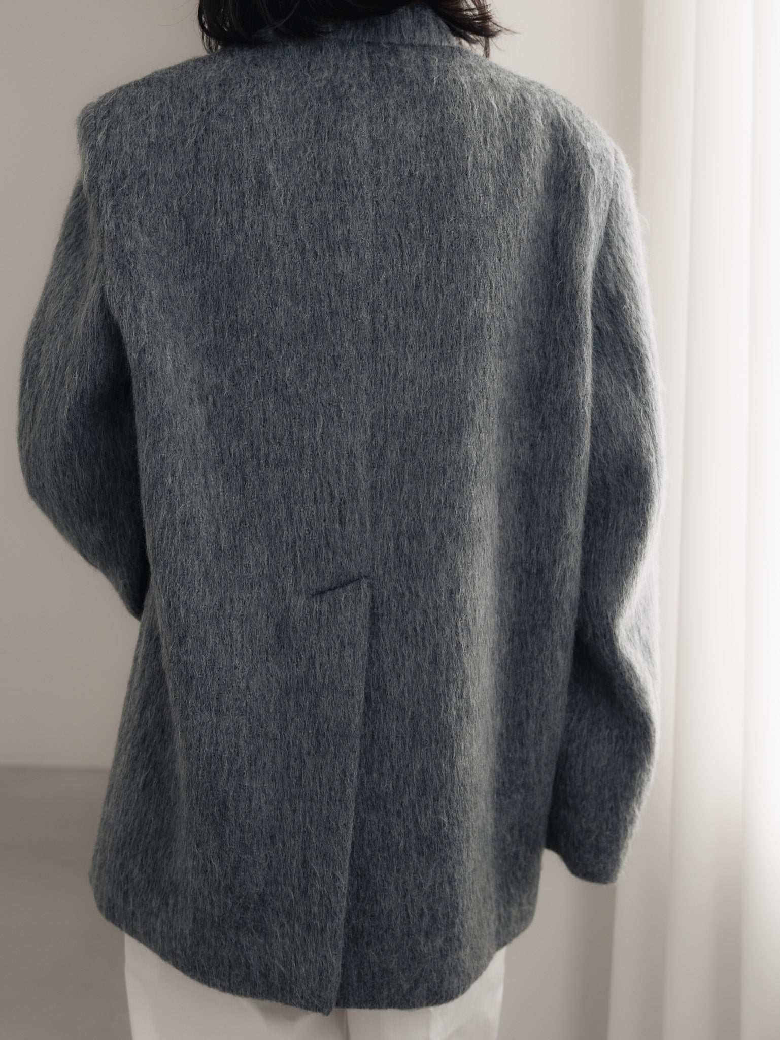 【新品未使用】digne shaggy jacket coat shaggy jacket coat – digne.online