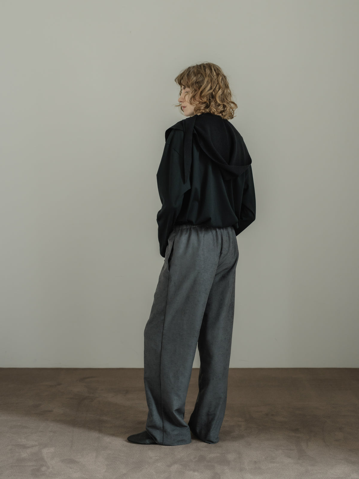 suede easy pants
