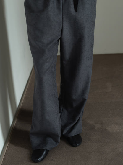 suede easy pants